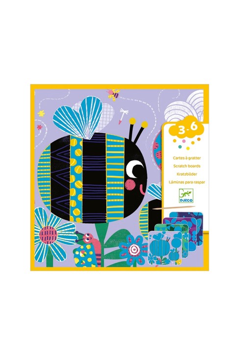 cartes  gratter toutes petites btes djeco oxybul product