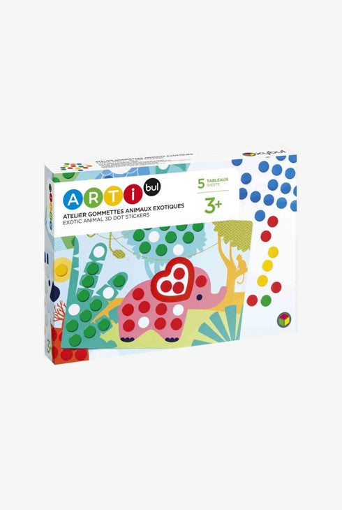 atelier gommettes animaux exotiques oxybul oxybul product