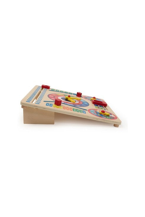 horloge calendrier en bois oxybul oxybul product