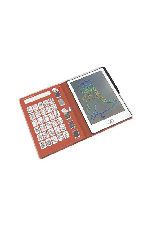 mini tablette  dessin dinosaure kidydrawmini kidywolf oxybul product