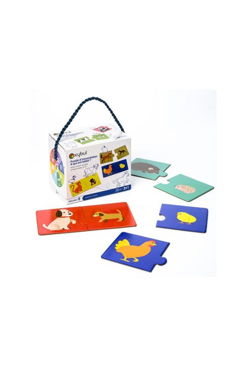 puzzle dassociation a qui est bb  oxybul oxybul product