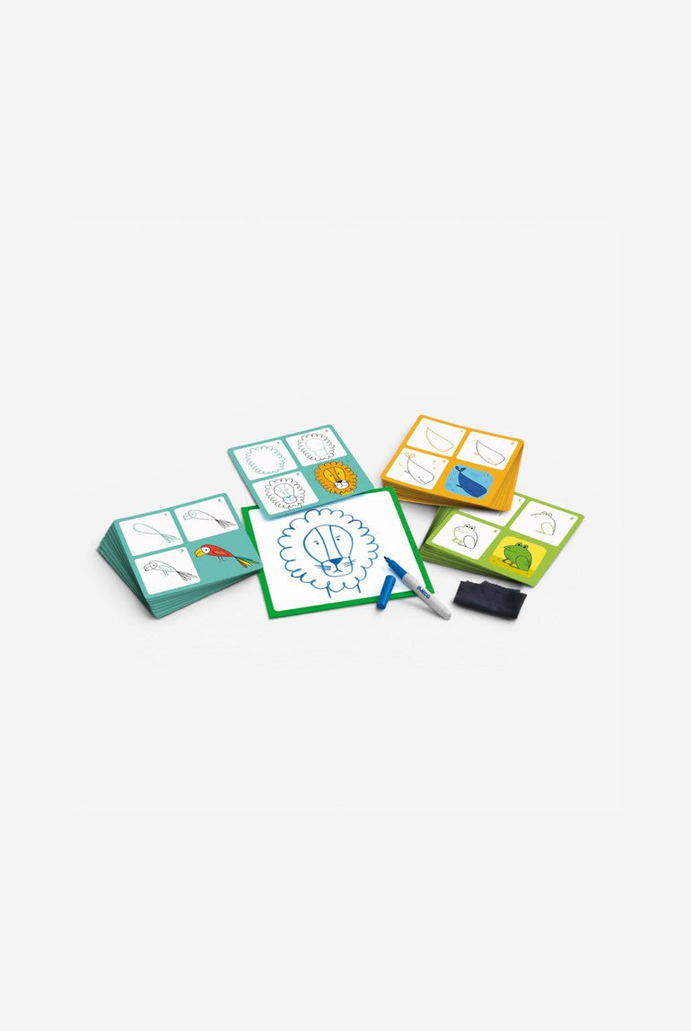 jeux de dessin step by step les animaux djeco oxybul product