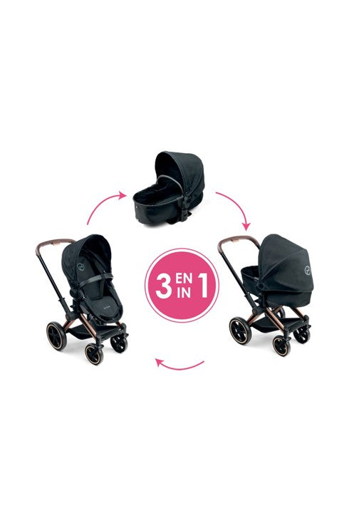 landau 3 en 1 cybex priam noir pour poupon 36  42 cm oxybul product