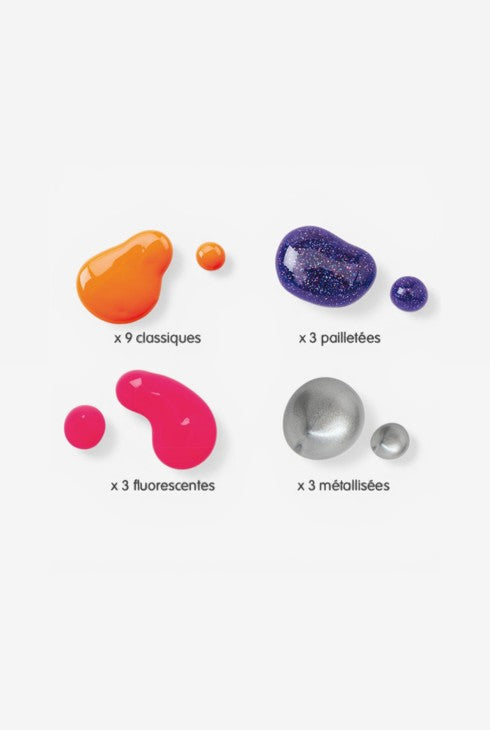 18 tubes de gouache  effets oxybul oxybul product