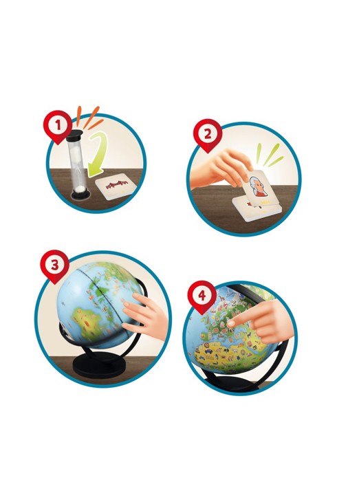 globe junior 20cm et 300 cartes buki oxybul product