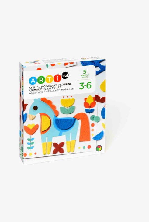 atelier mosaques feutrine animaux de la fort oxybul oxybul product