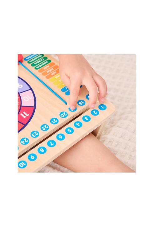 horloge calendrier en bois oxybul oxybul product