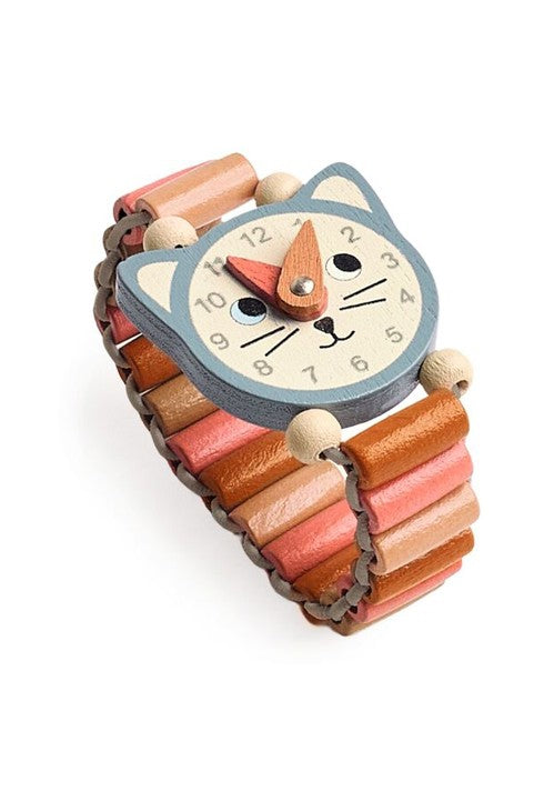bracelet montre en bois chat djeco oxybul product