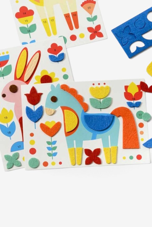atelier mosaques feutrine animaux de la fort oxybul oxybul product