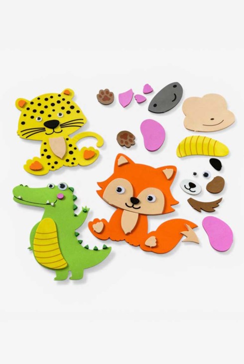 atelier 8 animaux en mousse oxybul oxybul product